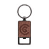 Engraved Bueno Rectangular Keyrings Front